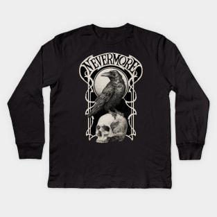 Nevermore Kids Long Sleeve T-Shirt